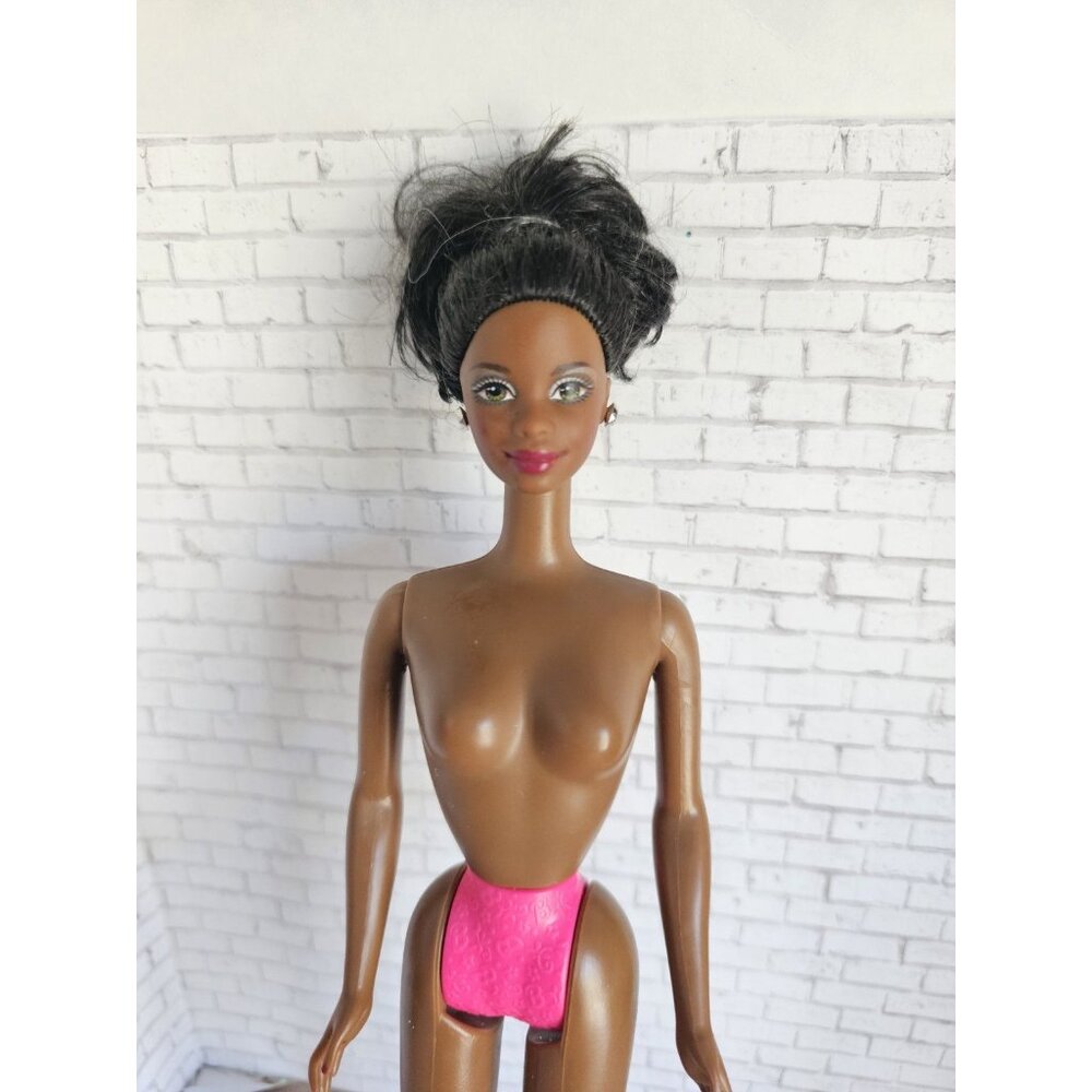 Mattel Barbie Friend 1990s AA Christie Up-do Jewelry Nude Fashion Doll